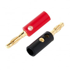 Conectores Banana Macho - 4mm N/R.