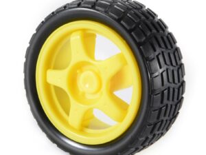 Rueda de Goma Color Amarillo
