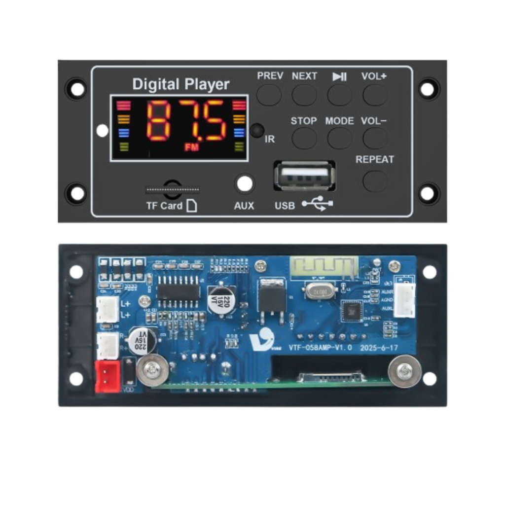 MODULO MP3 CON AMPLIFICADOR 20W + CONTROL