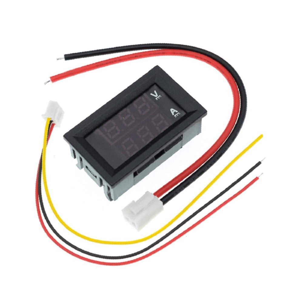 VOLTIMETRO DIGITAL DC/DC 100V CON AMPERIMETRO